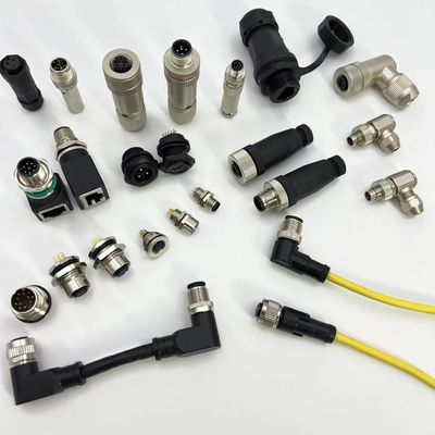İyi bir fiyat. Screw Locked Industrial Circular Connectors 17 Pin M5/M8/M9/12/M16/M23 çevrimiçi
