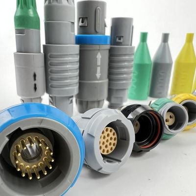 İyi bir fiyat. RoHs Sterilized Push Pull Medical Connectors For ECG Monitor çevrimiçi