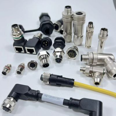 İyi bir fiyat. Circular Shielding Industrial M5 M23 17 Pin Female Connector Waterproof çevrimiçi