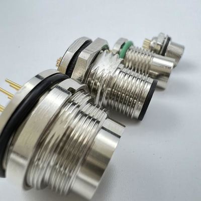 İyi bir fiyat. IP40 Waterproof M16 Circular Connector 16mm Panel Opening Size Screw Locked çevrimiçi