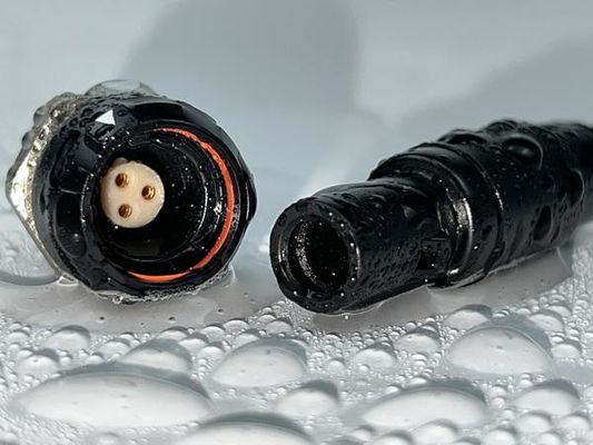 İyi bir fiyat. Outdoor Mil Circular Push Pull Connectors Gold Plated Contact PPS Insulator çevrimiçi