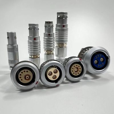 İyi bir fiyat. Fischer ODU LEMO Push Pull Circular Connector Metal EMC Shielding Coaxial 9 Pin çevrimiçi